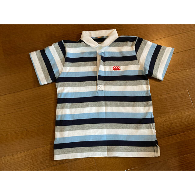 CANTERBURY(カンタベリー)のカンタベリー　ラガーシャツ　ボーダーポロシャツ キッズ/ベビー/マタニティのキッズ服男の子用(90cm~)(Tシャツ/カットソー)の商品写真