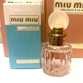 ミュウミュウ(miumiu)のミュウミュウ ロー ロゼ オードトワレ  7.5ml  新品未開封(香水(女性用))