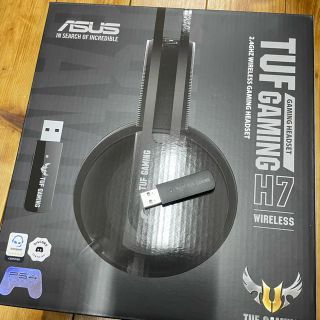 エイスース(ASUS)のTUF GAMING H7 Wireless ガンメタル　ゲーミングヘッドセット(ヘッドフォン/イヤフォン)