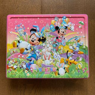 ディズニー(Disney)のディズニーランド　イースター　2017年　缶　ミッキー　ミニー(キャラクターグッズ)