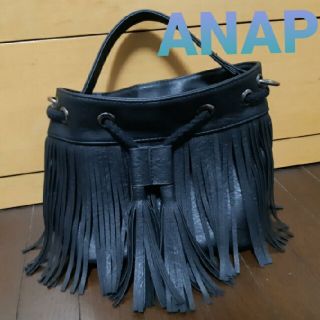 アナップ(ANAP)のANAP 2WAY フリンジバッグ(ショルダーバッグ)