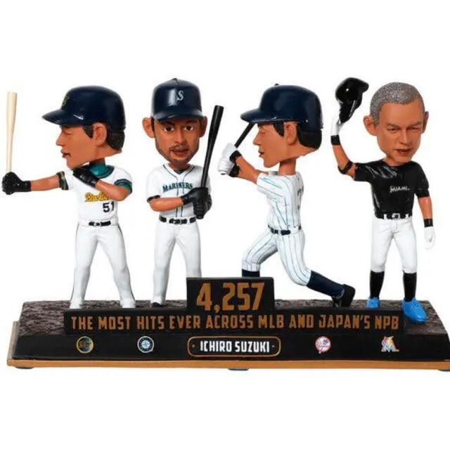 イチロー 日米通算4257安打記念ボブルヘッド 限定品 バブルヘッド レア