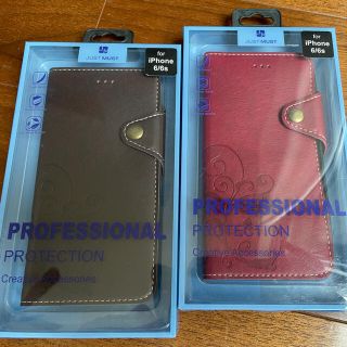 スマホケース　手帳型　新品　iPhone6、6S(iPhoneケース)