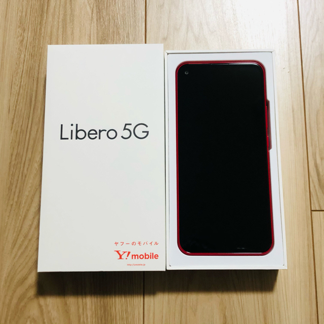 【新品・未使用】Libero5G レッド/スマホ/5G/最新/ワイモバイル スマホ/家電/カメラのスマートフォン/携帯電話(スマートフォン本体)の商品写真