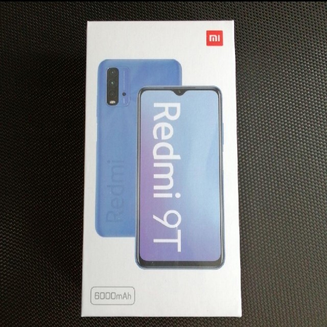 ANDROID(アンドロイド)の【新品】Xiaomi Redmi 9T 64GB カーボングレー　GRAY スマホ/家電/カメラのスマートフォン/携帯電話(スマートフォン本体)の商品写真