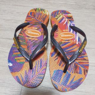 ハワイアナス(havaianas)のハワイアナス　ビーサン　３５−３６　中古(ビーチサンダル)