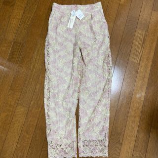 リリーブラウン(Lily Brown)の新品　リリーブラウン　レースパンツ(カジュアルパンツ)