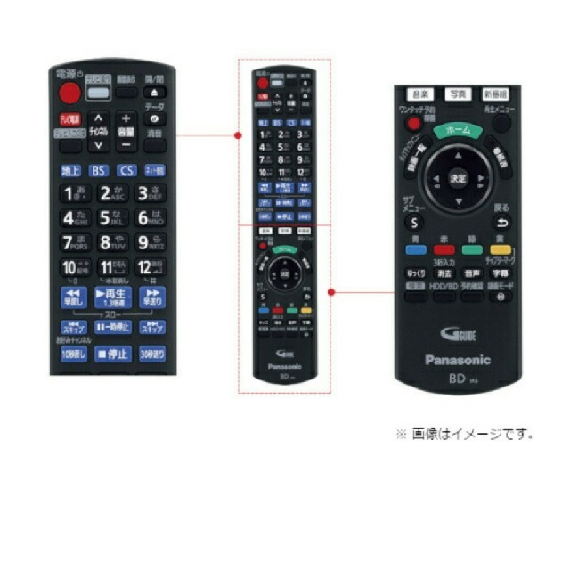 Panasonic(パナソニック)のパナソニック ＢＤレコーダー／２チューナー／１ＴＢ DMR-2CW100 HDD スマホ/家電/カメラのテレビ/映像機器(ブルーレイレコーダー)の商品写真