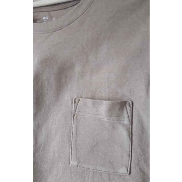 MUJI (無印良品)(ムジルシリョウヒン)の無印良品　無印良品コットン100％半袖シャツ　M〜L レディースのトップス(Tシャツ(半袖/袖なし))の商品写真
