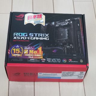 【新品・未開封】ASUS マザーボード ROG STRIX X570-I(PCパーツ)