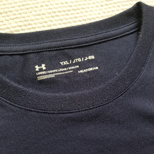 UNDER ARMOUR(アンダーアーマー)のアンダーアーマーUNDERARMOUR　ベースボール半袖Tシャツ　ネイビー160 スポーツ/アウトドアの野球(ウェア)の商品写真