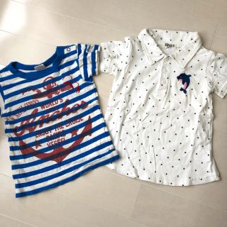 ジャンクストアー(JUNK STORE)の最終値下げ！90 95 Tシャツ ポロシャツ 男の子 2枚 まとめ売り(Tシャツ/カットソー)