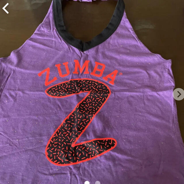 Zumba(ズンバ)のZUMBAウエア　Sサイズ レディースのトップス(ベアトップ/チューブトップ)の商品写真