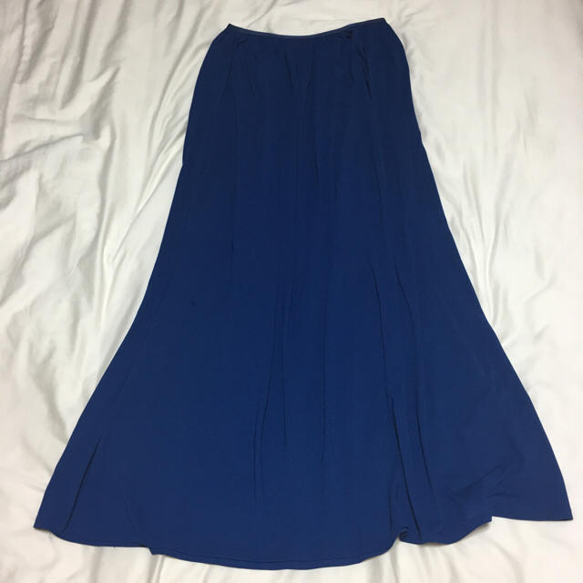 BARNYARDSTORM(バンヤードストーム)のロイヤルブルー ロングスカート ペチスカート付き レディースのスカート(ロングスカート)の商品写真