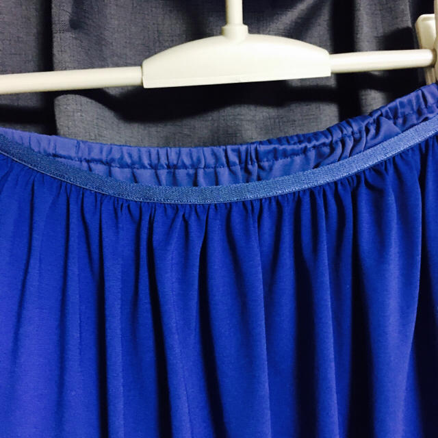 BARNYARDSTORM(バンヤードストーム)のロイヤルブルー ロングスカート ペチスカート付き レディースのスカート(ロングスカート)の商品写真