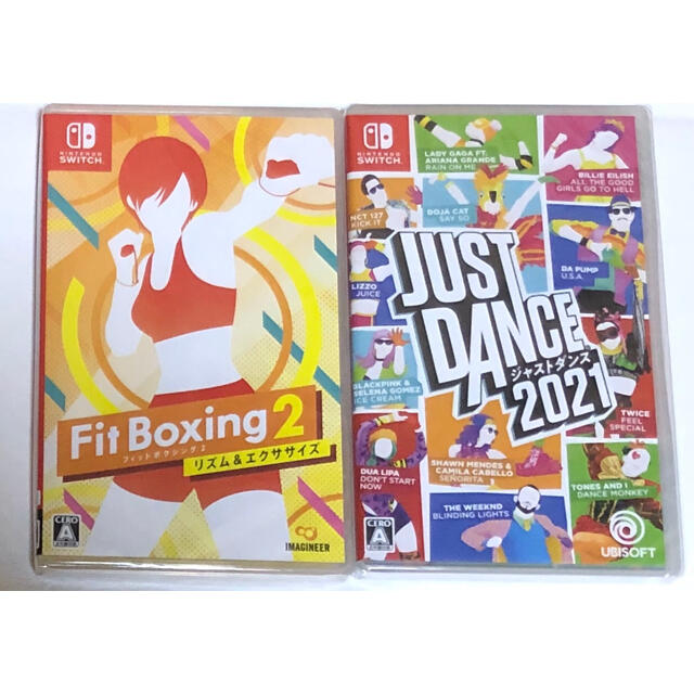 家庭用ゲームソフト任天堂Switch フィットボクシング2＆ジャストダンス2021