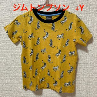 ジムトンプソン(Jim Thompson)のジムトンプソン　Tシャツ　シャツ　4Y 4T トラ　黄色(Tシャツ/カットソー)