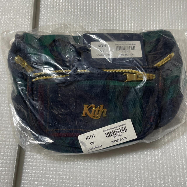 Kith ウエストバッグ　チェック　新品未開封