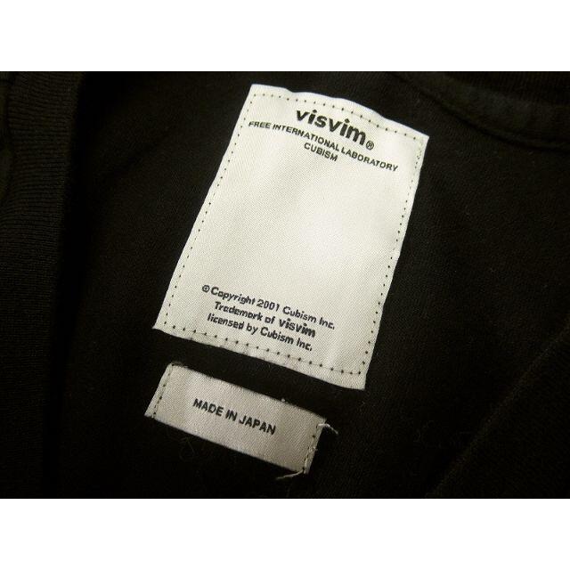 VISVIM(ヴィスヴィム)の美品 visvim ビズビム ニット 切替 胸ポケット 半袖 Tシャツ 黒 S メンズのトップス(Tシャツ/カットソー(半袖/袖なし))の商品写真