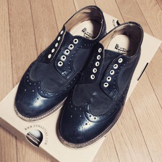 ドクターマーチン(Dr.Martens)のドクターマーチン ネイビー シューズ(ローファー/革靴)