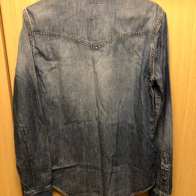 正規 18SS Saint Laurent サンローランパリ デニムシャツ