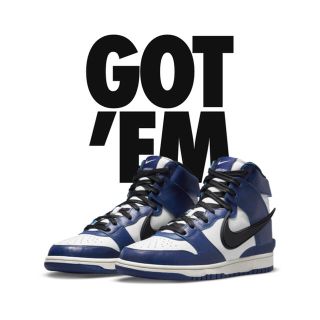 ナイキ(NIKE)のNIKE AMBUSH DUNK HI DEEP ROYAL 26 (スニーカー)