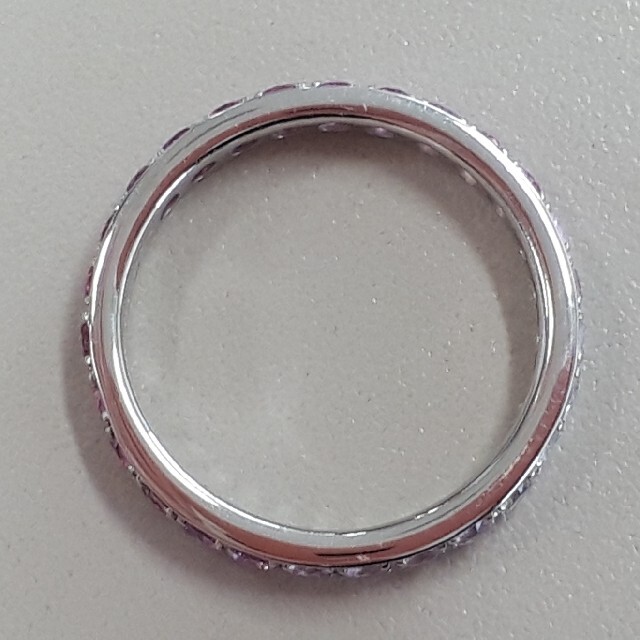 ※専用ページ※　ピンクサファイア　k18wg　フルエタニティリング レディースのアクセサリー(リング(指輪))の商品写真