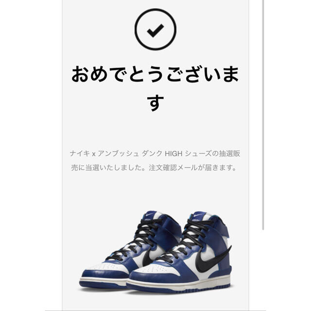 NIKE(ナイキ)のAMBUSH NIKE DUNK HIGH メンズの靴/シューズ(スニーカー)の商品写真