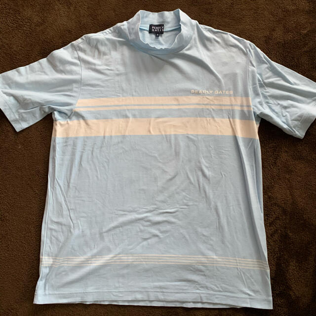 PEARLY GATES(パーリーゲイツ)のパーリーゲイツ　半袖　ハイネックTシャツ　サイズ6 スポーツ/アウトドアのゴルフ(ウエア)の商品写真