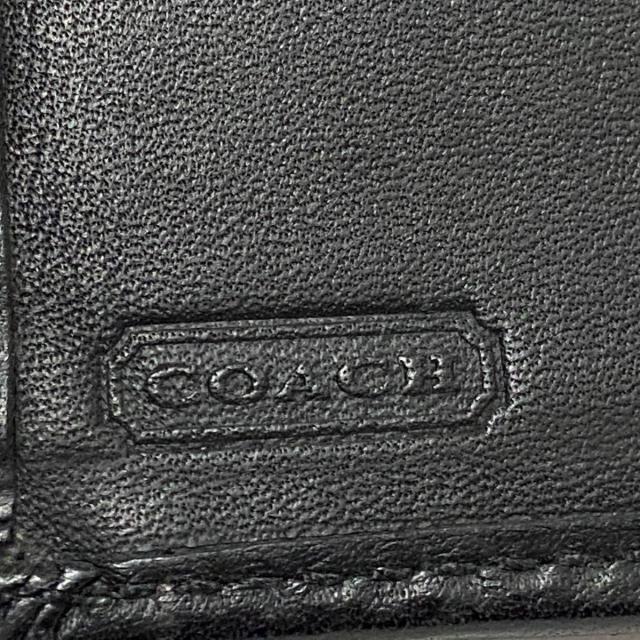 COACH(コーチ)のCOACH(コーチ) シグネチャー柄 黒 レディースのファッション小物(財布)の商品写真