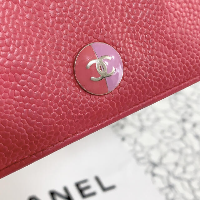 CHANEL(シャネル)のCHANEL 美品💕ニューココボタン　長財布　キャビアスキン　 レディースのファッション小物(財布)の商品写真