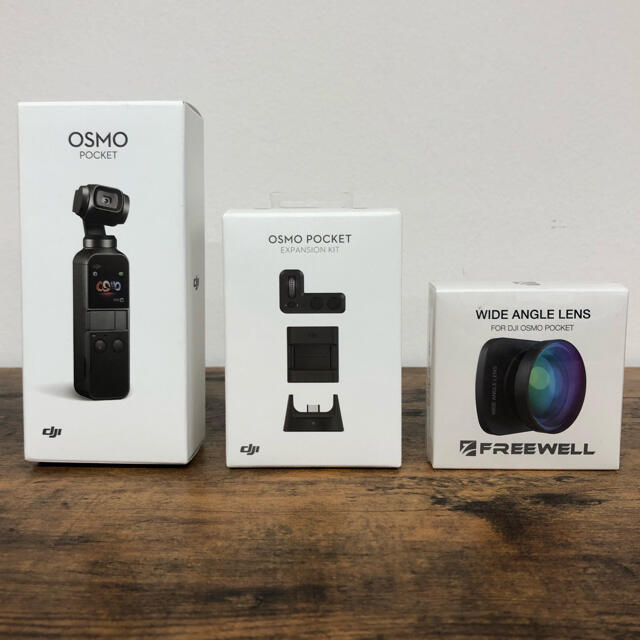 最新 DJI Osmo 拡張キット、広角レンズセット Pocket ビデオカメラ