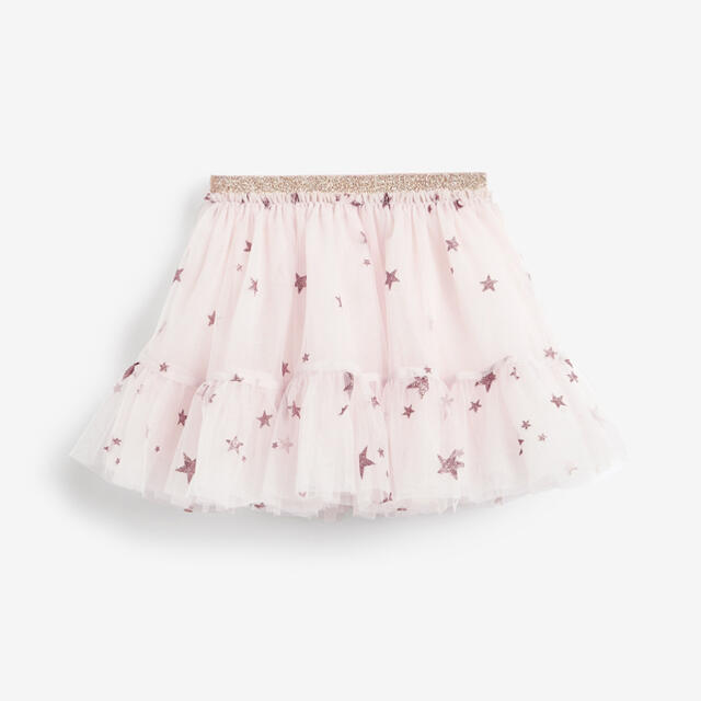 NEXT(ネクスト)のピンク スターグリッターチュチュ（3m-7y） キッズ/ベビー/マタニティのベビー服(~85cm)(スカート)の商品写真