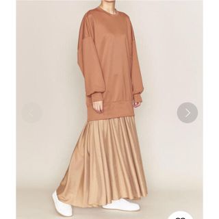 ユナイテッドアローズ(UNITED ARROWS)の専用！アストラット  ドッキングワンピース　キャメル【お値下済み】(ロングワンピース/マキシワンピース)