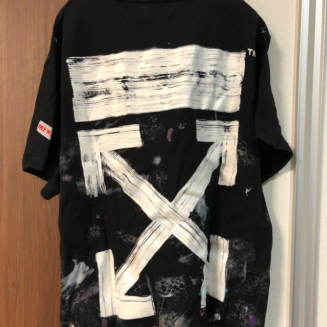 offwhite galaxy brushedオフホワイト ギャラクシーtシャツ