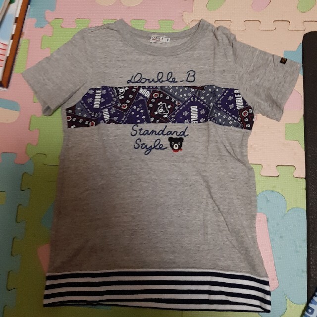 DOUBLE.B(ダブルビー)のララーシュ様専用　ダブルB　ペイズリーTシャツ キッズ/ベビー/マタニティのキッズ服男の子用(90cm~)(Tシャツ/カットソー)の商品写真