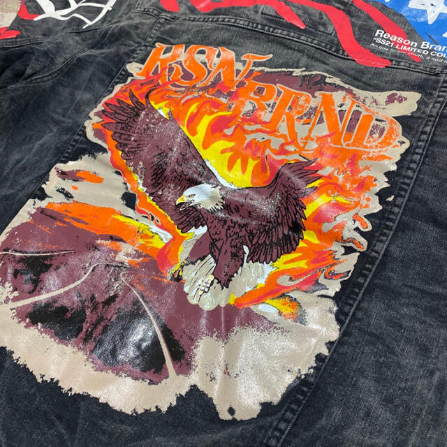 REASON CLOTHING デニムジャケット XXLの通販 by ムラマサ's REASON CLOTHING デニムジャケット XXLの通販 by ムラマサ's