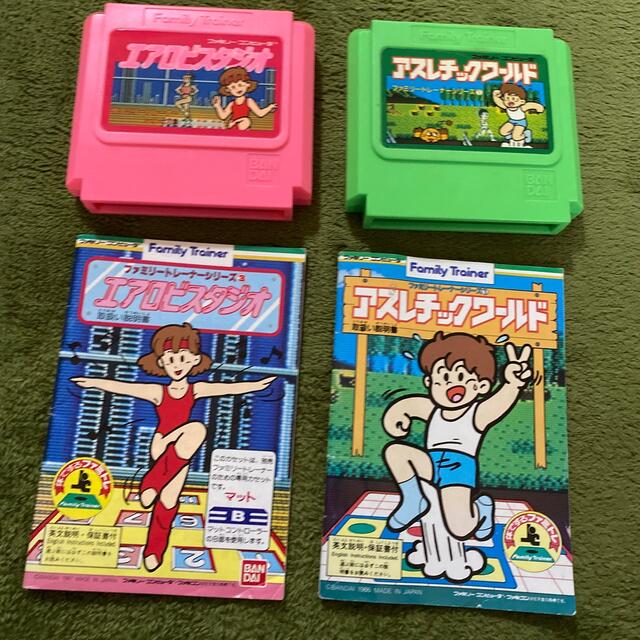 ファミリートレーナー用ソフト2点　ジャンク エンタメ/ホビーのゲームソフト/ゲーム機本体(家庭用ゲームソフト)の商品写真