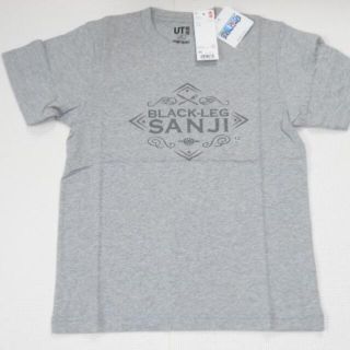 ユニクロ(UNIQLO)のUNIQLO ONE PIECE サンジ 半袖Tシャツ グレー XSサイズ (Tシャツ/カットソー(半袖/袖なし))