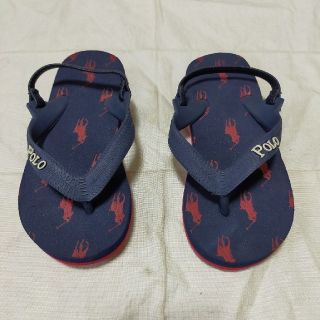 ポロラルフローレン(POLO RALPH LAUREN)のポロラルフローレン　キッズサンダル　美品(サンダル)