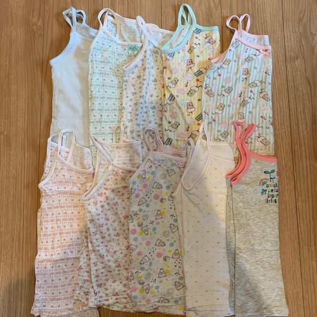 女児 キャミ 肌着(110センチ) キッズ/ベビー/マタニティのキッズ服女の子用(90cm~)(下着)の商品写真