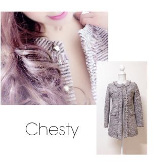 チェスティ(Chesty)のチェスティ ジャケット美品(ノーカラージャケット)