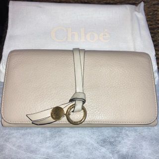 クロエ(Chloe)のChloeソフトレザー長財布 ベージュ(財布)