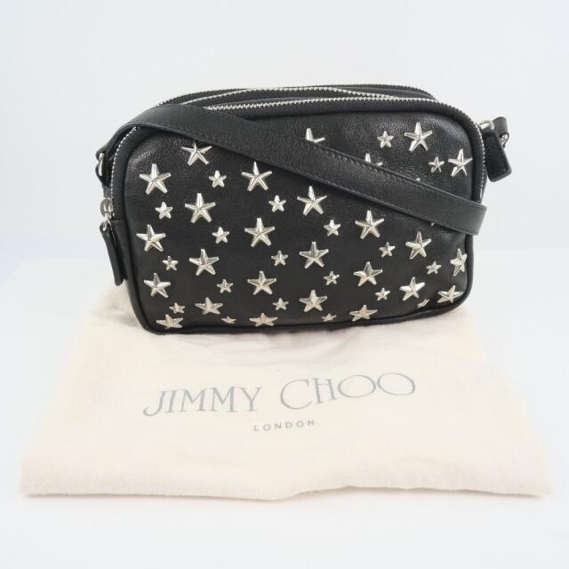 JIMMY CHOO(ジミーチュウ)のジミーチュウ スタースタッズ     カーフ     黒   レデ レディースのバッグ(ショルダーバッグ)の商品写真