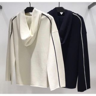 Theory 21ss フーディーパーカー アイボリー