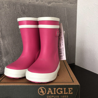 エーグル(AIGLE)の新品未使用⭐︎エーグル⭐︎ベビー長靴(長靴/レインシューズ)