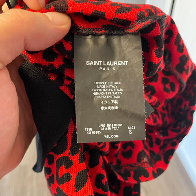 正規美品 15SS SAINT LAURENT PARIS サンローラン パリ ベイビーキャット ポロシャツ XS - icaten.gob.mx