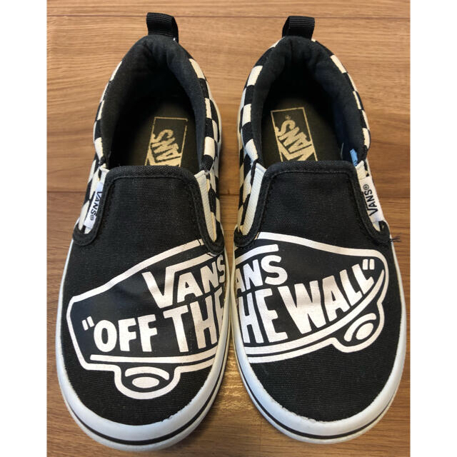 VANS(ヴァンズ)のキッズ 【VANS】 SLIP ON (19) V98CJS B.LOGO キッズ/ベビー/マタニティのキッズ靴/シューズ(15cm~)(スニーカー)の商品写真