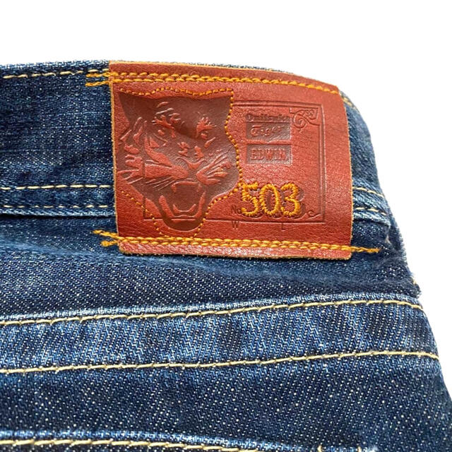 EDWIN(エドウィン)のエドウィン×オニツカタイガー BT5555 コラボ デニム サイズM メンズのパンツ(デニム/ジーンズ)の商品写真
