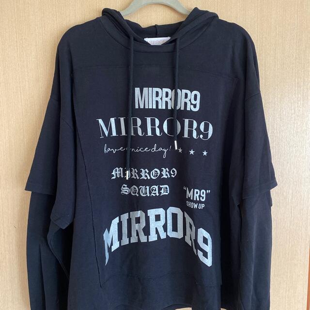 MIRROR9 パーカー ブラック メンズのトップス(パーカー)の商品写真